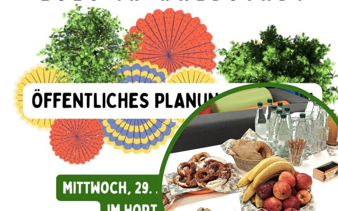 Wir planen das Stadtteilfest 2025