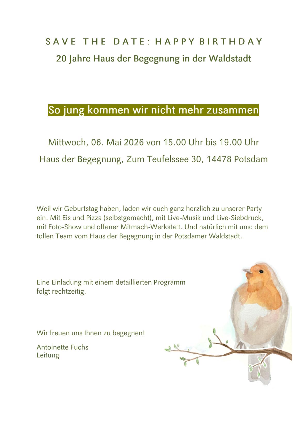 ©Haus der Begegnung